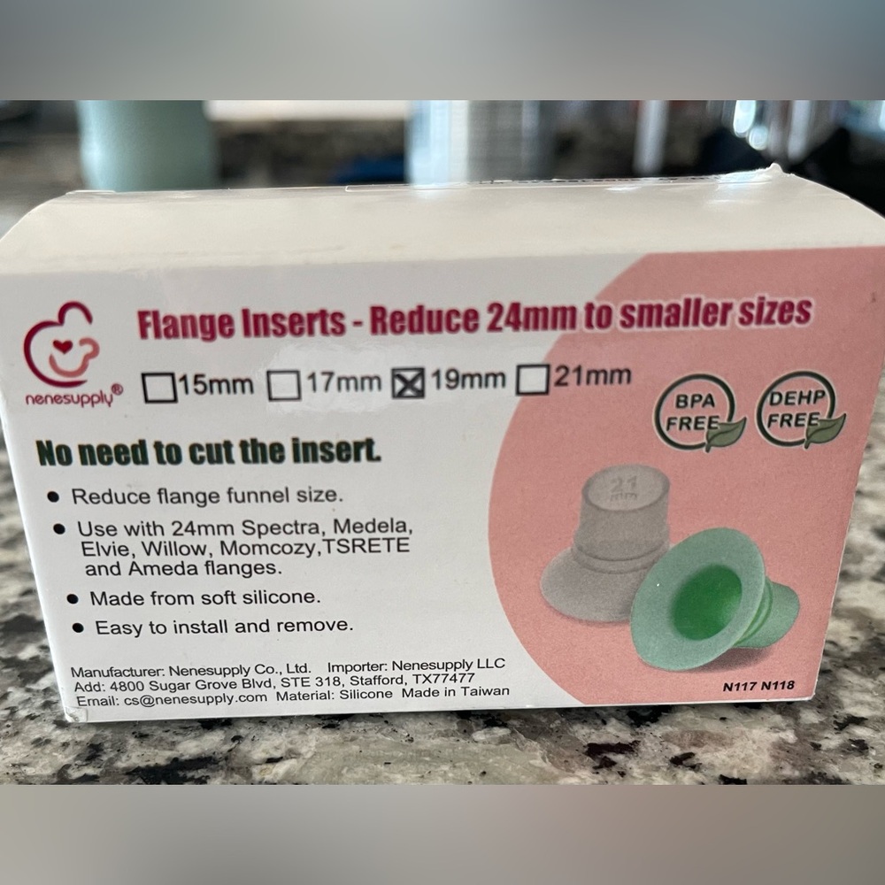 Pump flange inserts